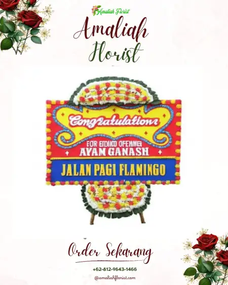 Sewa Papan Bunga Sukalaba